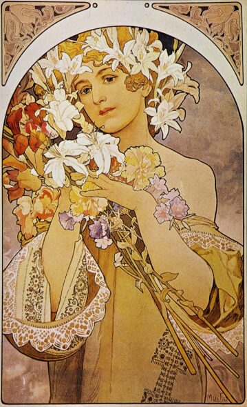 Flower - Alphonse Mucha
