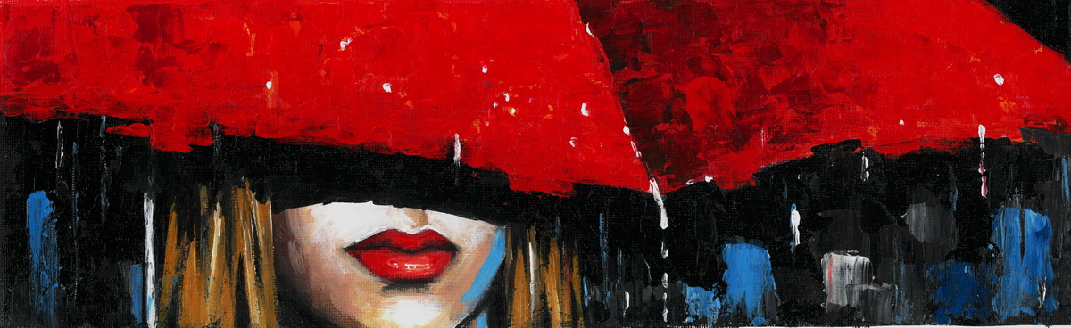 Red umbrella - Χαραυγή