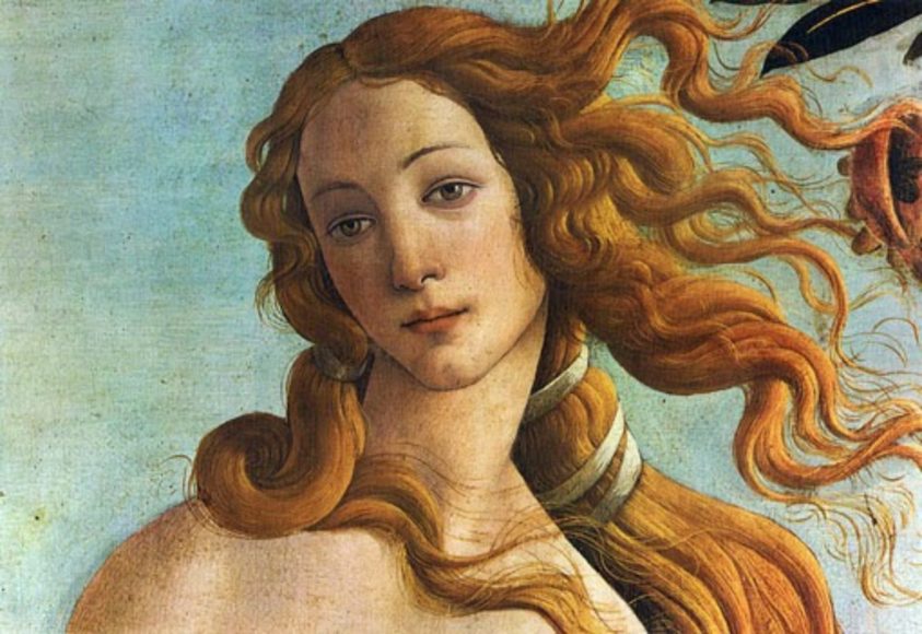 The birth of Venus (detail) - Sandro Botticelli