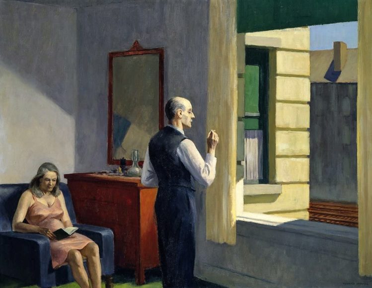 Hotel by a railroad - Edward Hopper