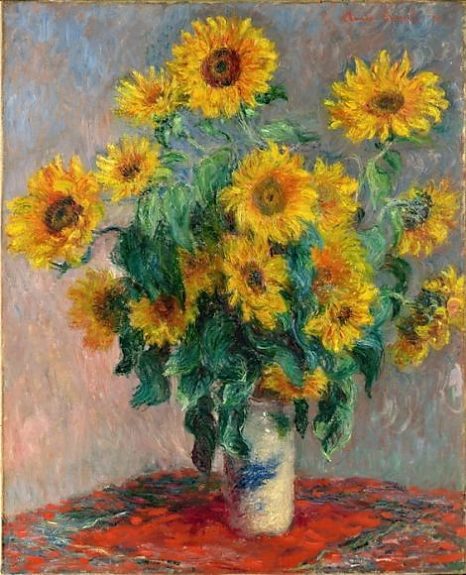 Bouquet of Sunflowers - Claude Monet