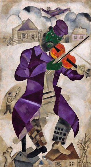 Green Violinist - Marc Chagall