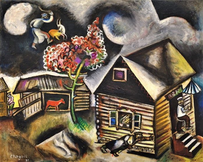 Rain - Marc Chagall