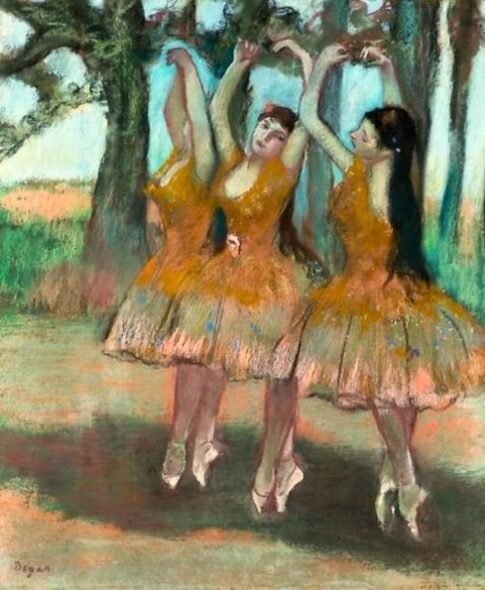 Dancing Ballerinas - Edgar Degas