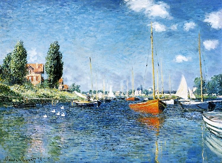 Red Boats, Argenteuil - Claude Monet