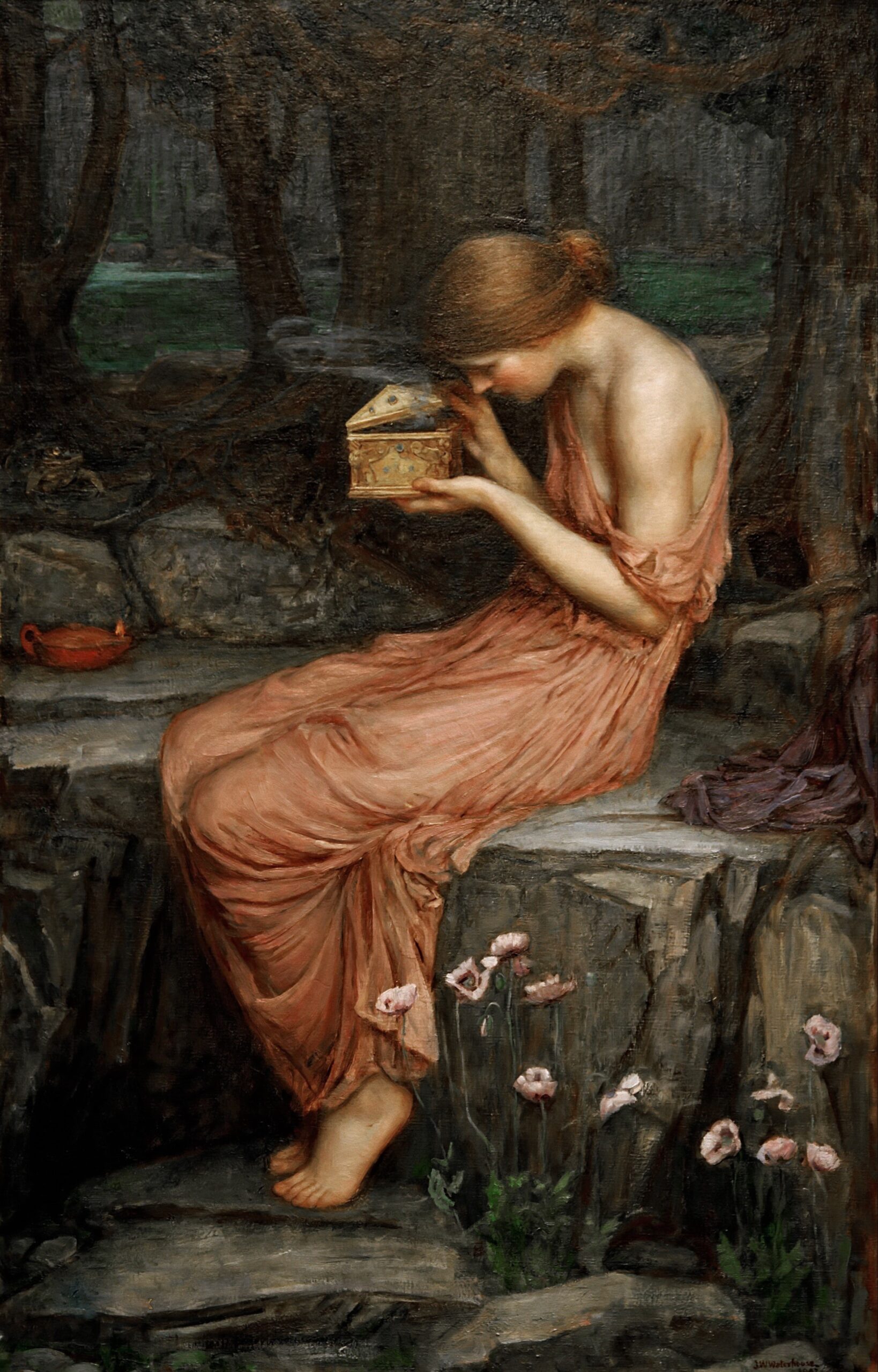 Psyche opening the golden box - John William Waterhouse