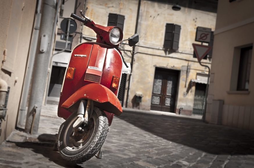 Vespa in Rome