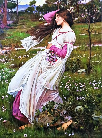 Windflowers - John William Waterhouse