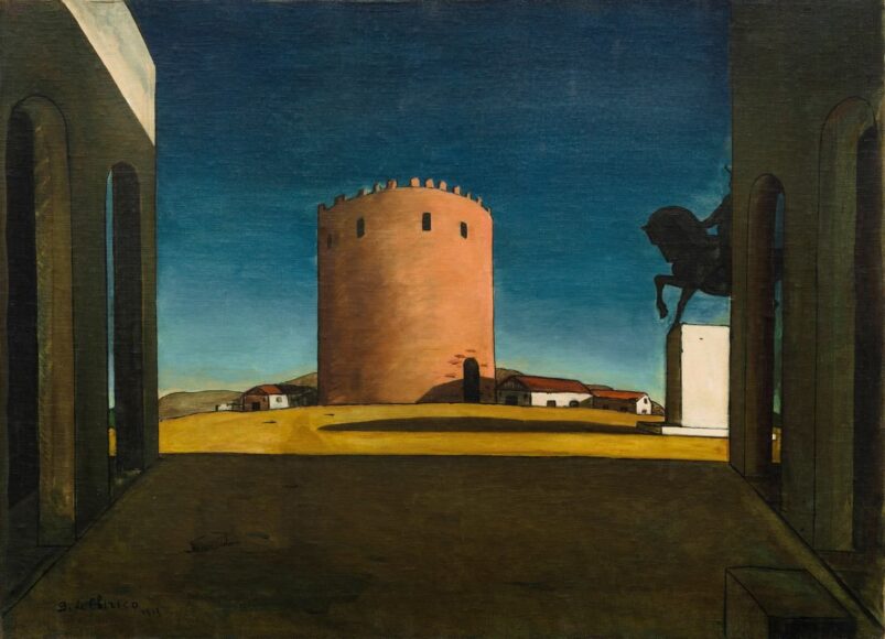 The Red Tower - Giorgio de Chirico