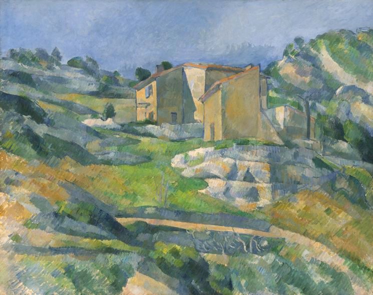 Houses at the L'Estaque - Paul Cezanne
