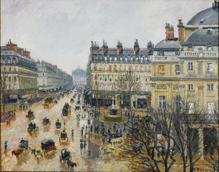 Place du Théâtre Français - Camille Pissarro