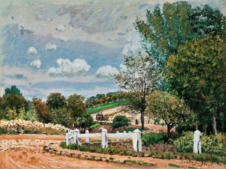 La Route de Verrierres - Alfred Sisley