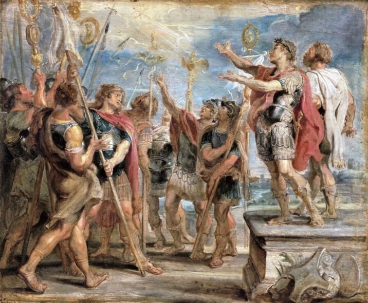 Constantine's conversion - Peter Paul Rubens