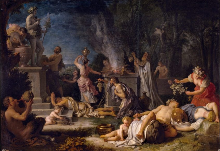 Sacrifice To Bacchus - Michel-Ange Houasse