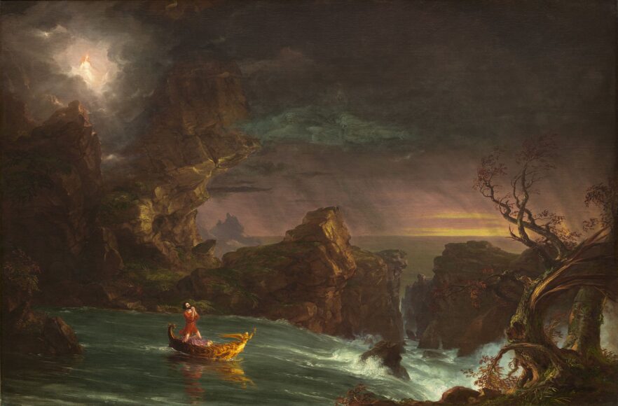 The Voyage of Life Manhood - Thomas Cole