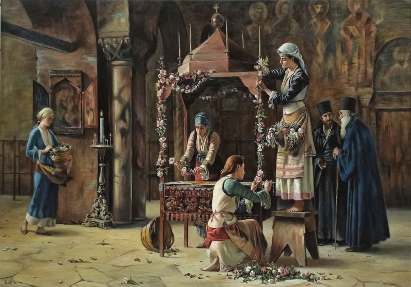 Ο στολισμός του Επιτάφιου - Theodoros Ralli