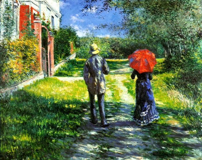 Rising Road - Caillebotte Gustave