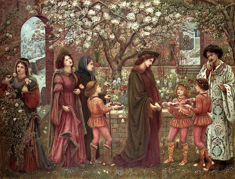 The Enchanted Garden - Marie Spartali Stillman