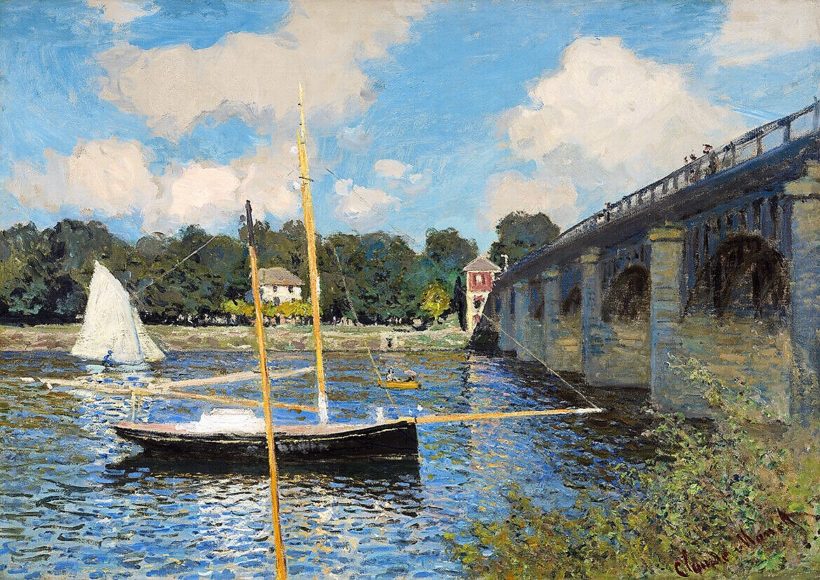 Πινακες Σε Καμβα The Bridge At Argenteuil - Claude Monet