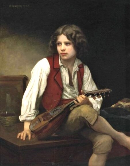 L'Italien à la mandoline - William-Adolphe Bouguereau