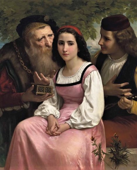 Between wealth and love - William-Adolphe Bouguereau