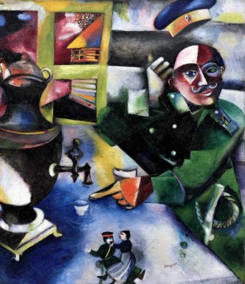 The Soldier Drinks (02) - Marc Chagall