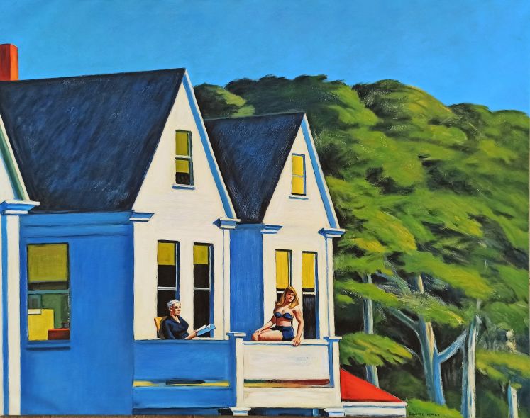 Second Story Sunlight - Edward Hopper