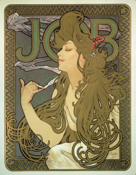 'Job' cigarette - Alphonse Mucha
