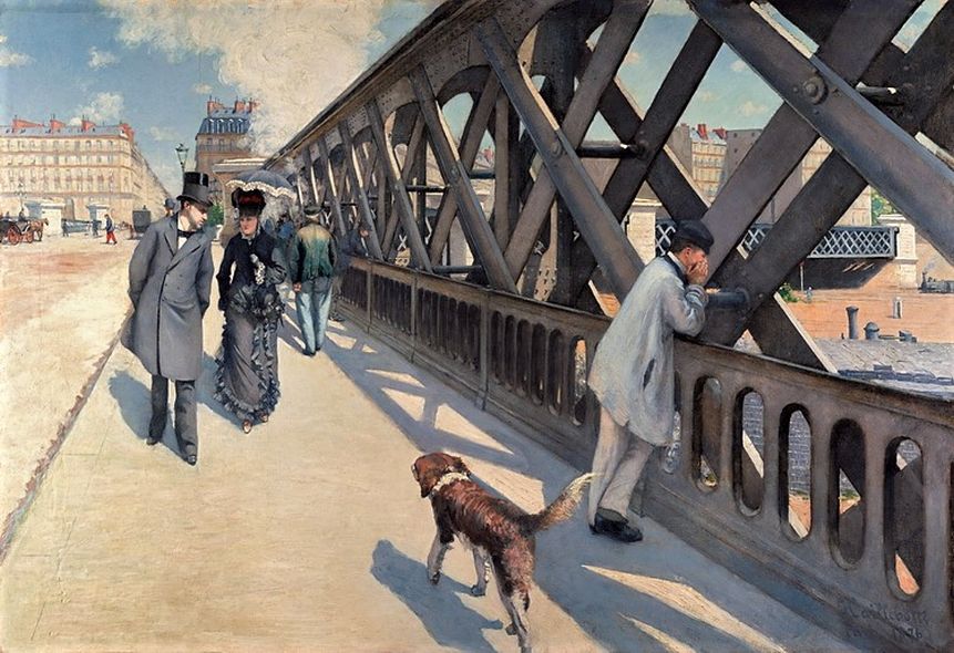 Le Pont de l'Europe - Gustave Caillebotte