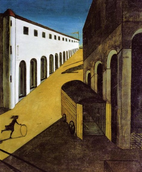 Melancholy and Mystery of a Street - Giorgio de Chirico
