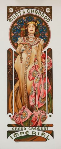 Moet & Chandon Crémant Impérial - Alphonse Mucha