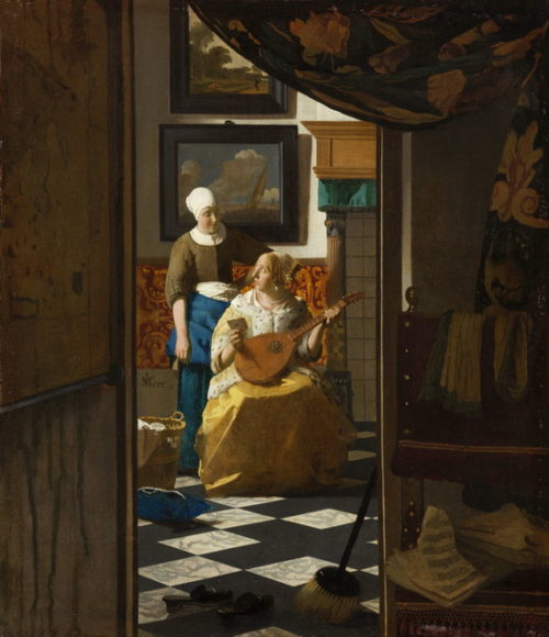 The Love Letter - Johannes Vermeer