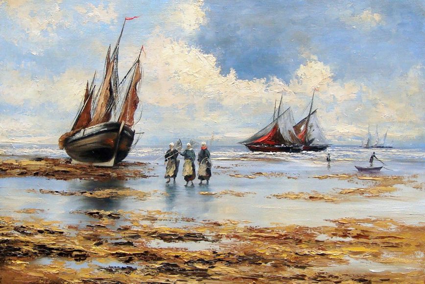 Βάρκες στην ακτή