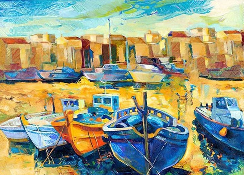 Βάρκες στην αποβάθρα