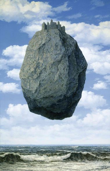 Castle in the Pyrenees - Rene Magritte