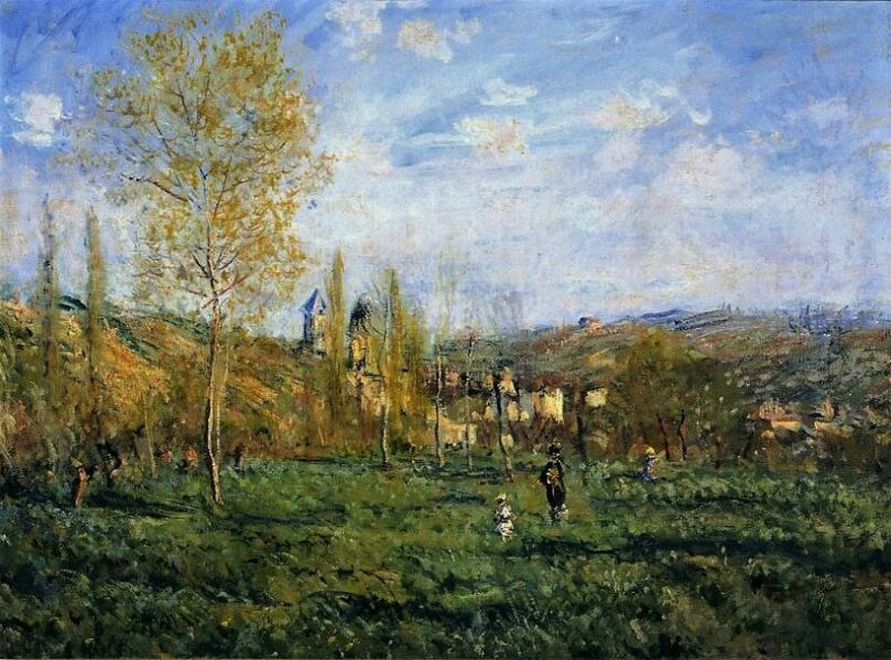 Springtime in Vétheuil - Claude Monet