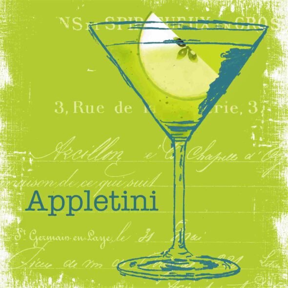 Drinking Appletini
