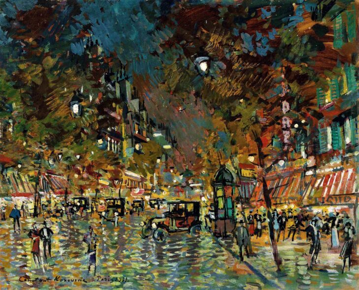 Paris at Night - Konstantin Korovin