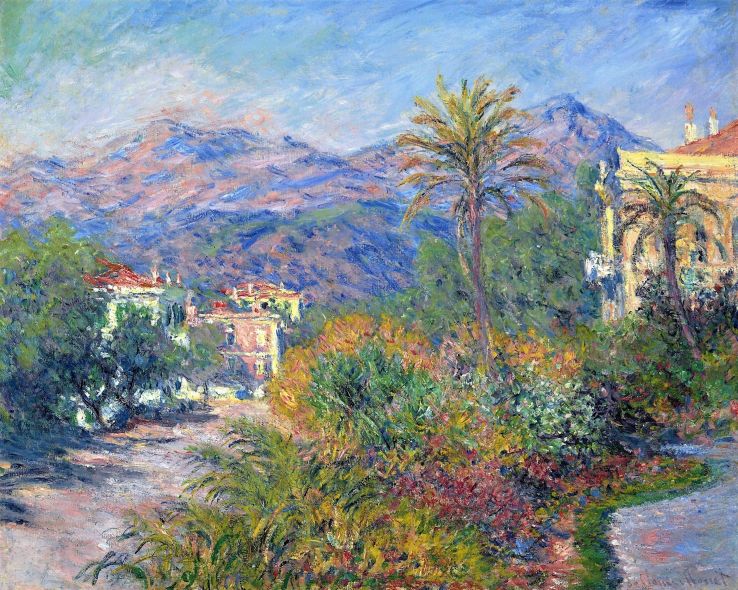 Strada Romada in Bordighera - Claude Monet