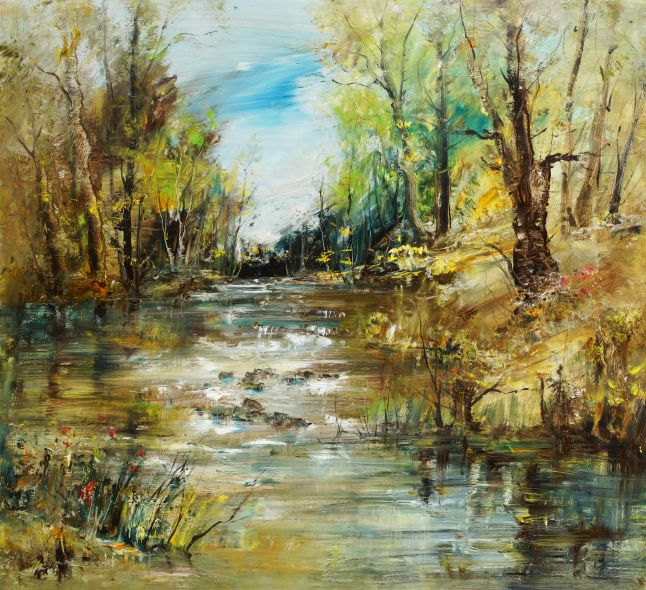 Trees by the river