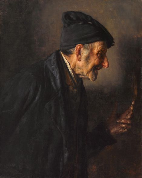 Γέρος χωρικός - Νικόλαος Γύζης