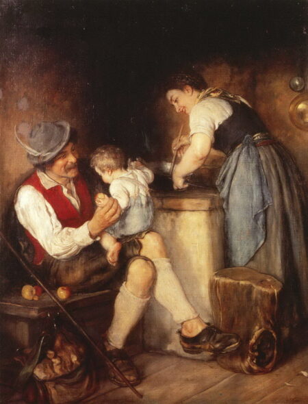 Η χαρά των γονέων - Γύζης Νικόλαος