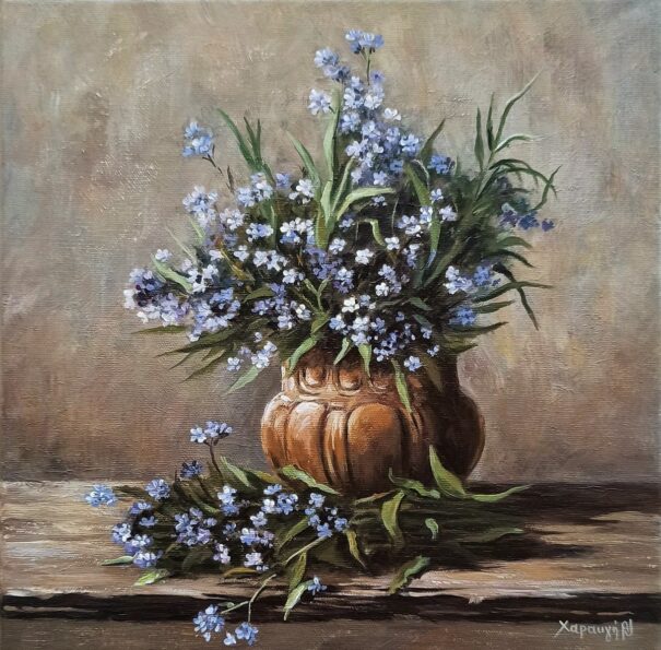 Flowers in a vase - Χαραυγή