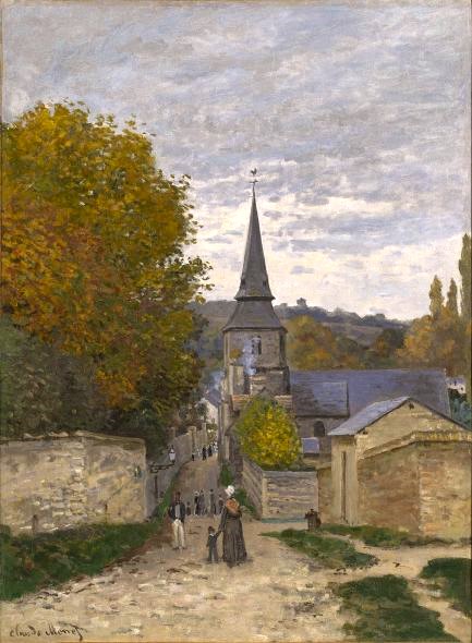 Street in Sainte-Adresse - Claude Monet