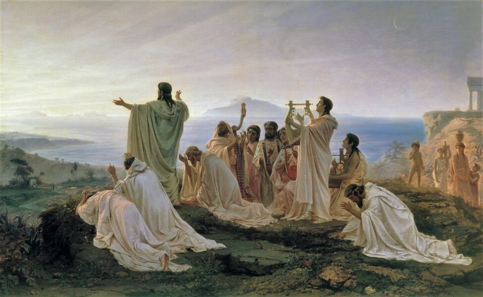 Pythagoreans celebrate sunrise - Fyodor Bronnikov