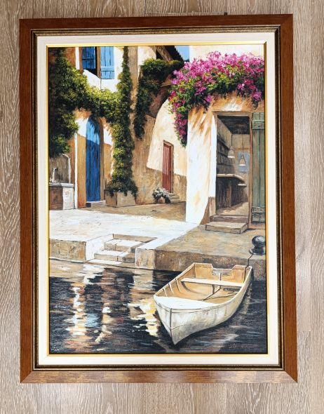 Βάρκα στο λιμανάκι – Χαραυγή