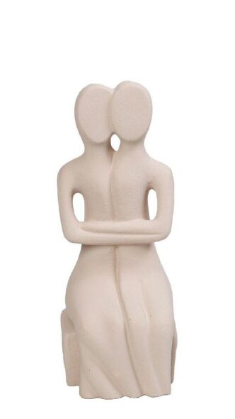 Ζευγάρι καθιστό (Κρεμ)