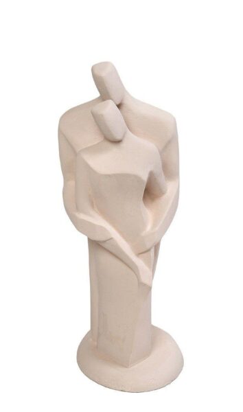 Αγαλματίδιο (Κρεμ ζευγάρι)