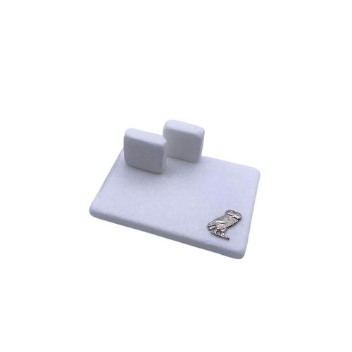 Καρτοθήκη (Κουκουβάγια ή Γλαύκα σε ασημί)