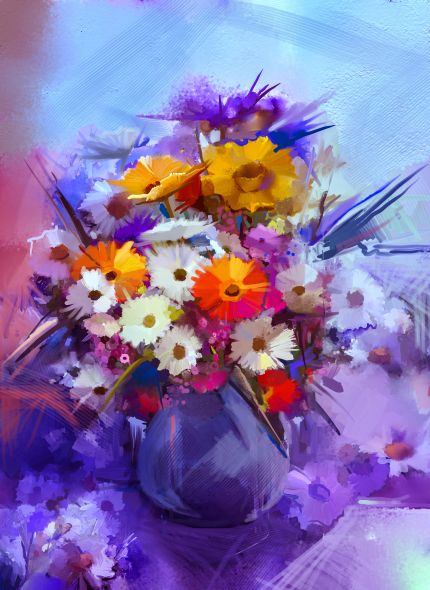 Spring flowers in a vase (04)